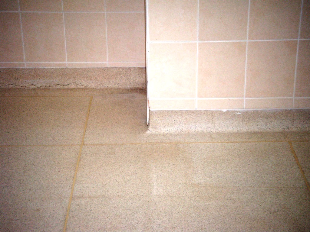 Old Terrazzo Floor in Oakham After Cleaning