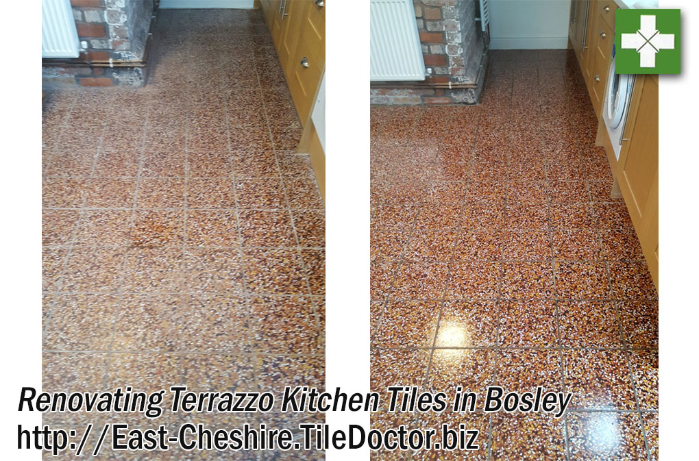 Renovating Terrazzo Kitchen Tiles in Bosley