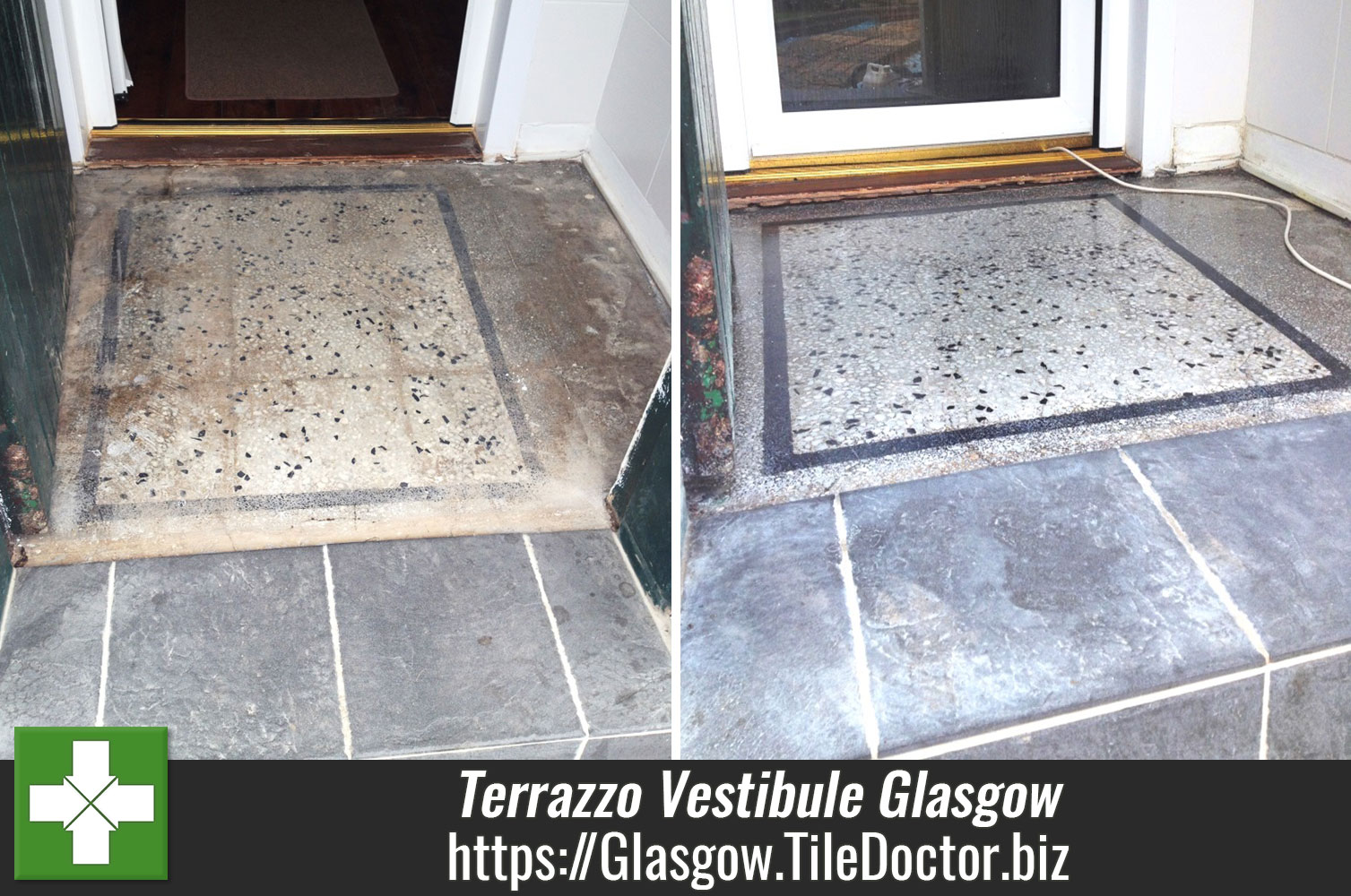 Terrazzo Vestibule Refreshed in Glasgow