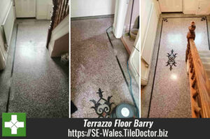 Terrazzo Hallway Floor Renovation Barry South Wales